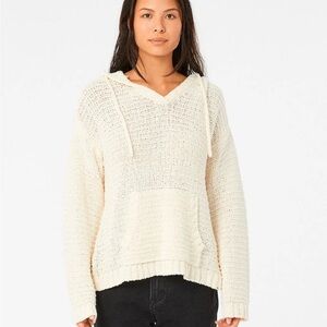 Rip Curl Cream hooded oversized Sweater